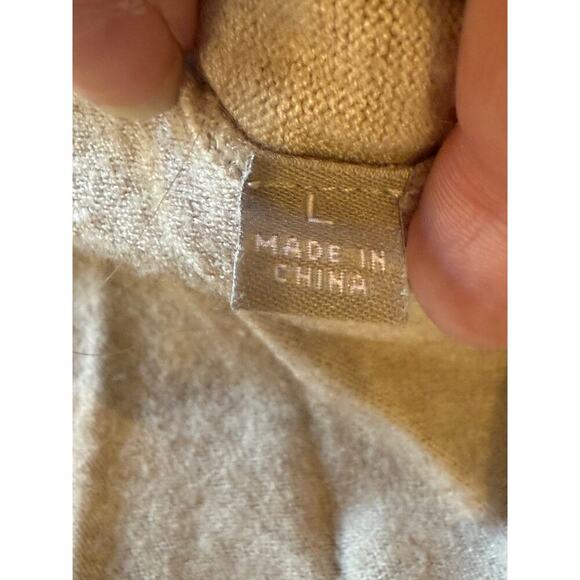 EVOLUTION by CYRUS Tan Duster Cardigan Jacket Women size L - Picture 6 of 7